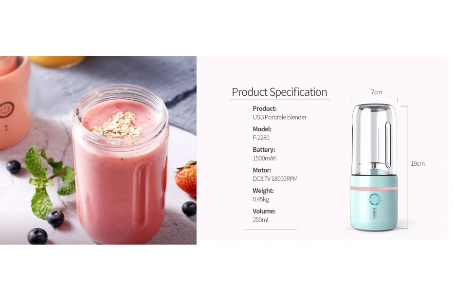 Tritan Portable Blender (Ice Crushing Blender)